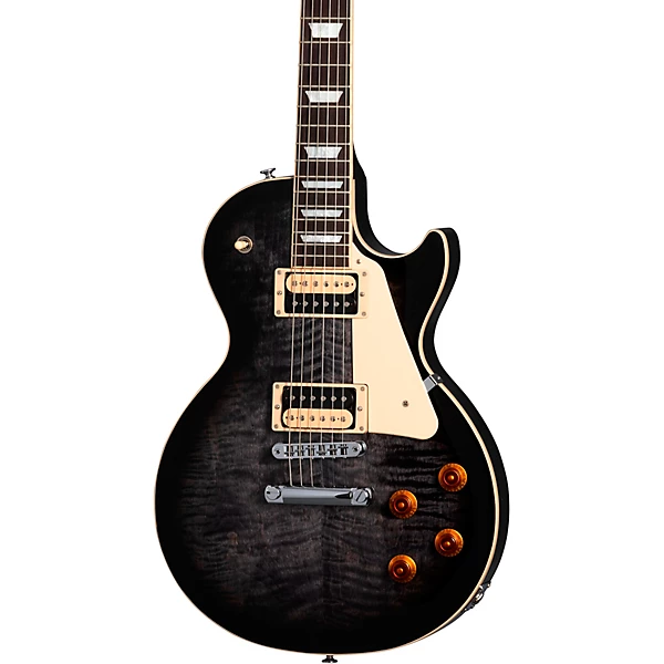 Gibson Les Paul Traditional Pro V Flame Top Electric Guitar Transparent